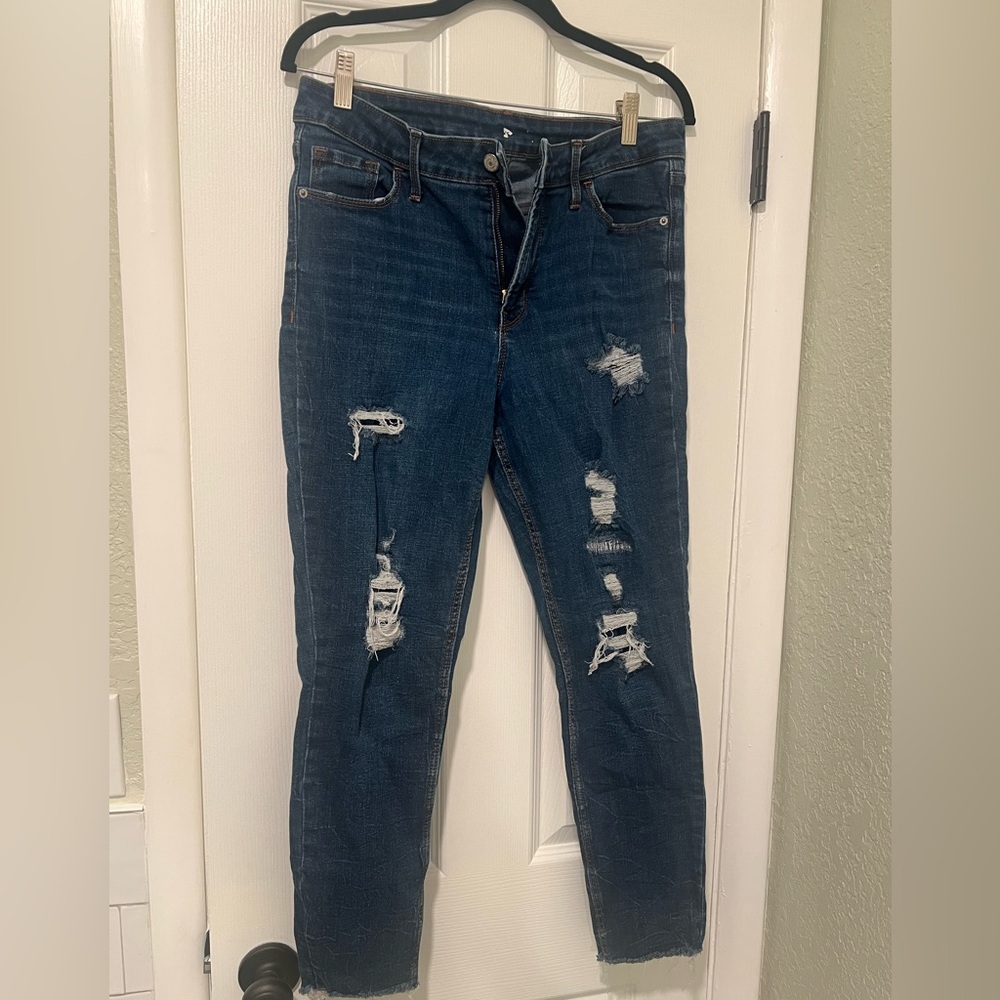 Old Navy - Distressed Blue Women's Jeans